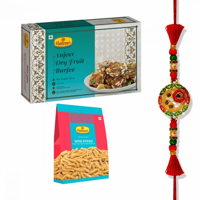 Haldirams Nagpur | Anjeer Dry Fruit Burfee -500gm, SOYA Sticks(200 gm ...