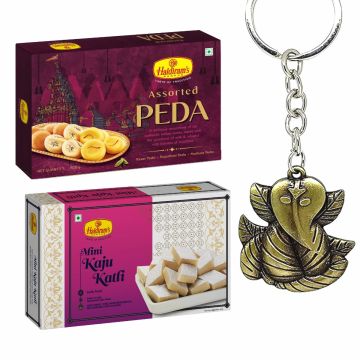 Aata Dry Fruits Modak + Ganeshji Keychain