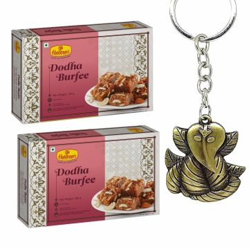 Aata Dry Fruits Modak + Ganeshji Keychain