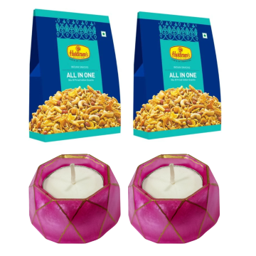 All In One Pack of 2 (200g x 2) with 2 Small Diya 