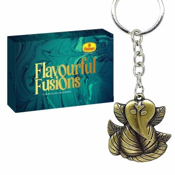 Aata Dry Fruits Modak + Ganeshji Keychain