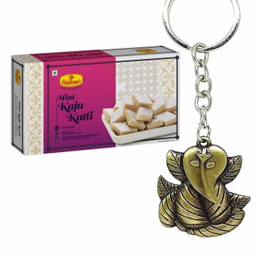 Aata Dry Fruits Modak + Ganeshji Keychain